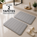 Kit Premium de Tapetes Antiderrapantes para Banheiro – 2 Peças