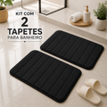 Kit Premium de Tapetes Antiderrapantes para Banheiro – 2 Peças
