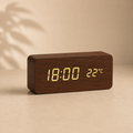 Relógio Digital de Mesa Despertador LED Decorativo