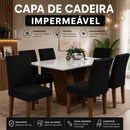 Kit Capas de Cadeira Impermeáveis - 6 Peças