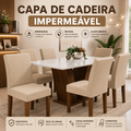 Kit Capas de Cadeira Impermeáveis - 6 Peças