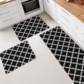 Jogo de Tapete para Cozinha Antiderrapante - 3 Peças
