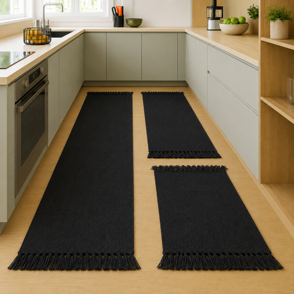 Jogo de Tapete para Cozinha Elegance - 3 Peças