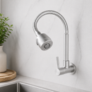 Torneira Gourmet Premium Flexível em Aço Inox