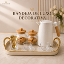 Bandeja de Luxo Decorativa Premium - Exclusiva Vivara Decor