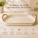 Bandeja de Luxo Decorativa Premium - Exclusiva Vivara Decor