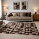 Tapete Jacquard Premium para Sala, Escritório e Quarto - 2,00 M X 1,40 M