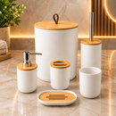 Kit Completo para Banheiro Toque de Luxo - 6 Peças